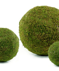 Boules de mousse artificielles decoration buffet mariage vintage champetre rustique nature