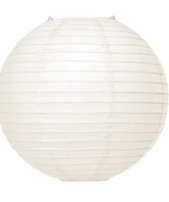 Location lanternes blanches plafond boules chinoises pas cher mariage