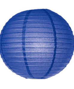 Location lanternes rondes boules chinoises bleu nuit roi electrique pas cher mariage