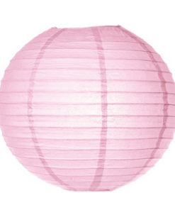 Location lanternes rondes boules chinoises roses pale pastel