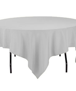 Location nappes carrees grises - mariage argent gris perle