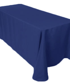 Location de nappes rectangulaires bleu nuit (bleu roi) - Poitiers, Niort, Angoulême, Bordeaux