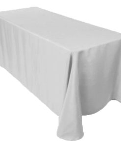 Location nappes rectangles grises - mariage argent gris perle - Poitiers Tours Niort Angers
