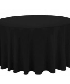 Location nappes rondes noires - Séminaire, gala, soirée