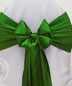 Location noeud vert emeraude pour mariage en satin