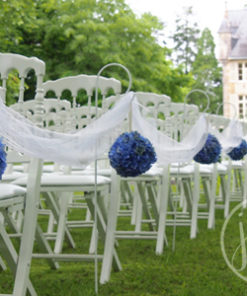 Location piquets de ceremonie blancs support bouts de banc poitiers niort tours angouleme la rochelle