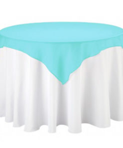Location surnappes bleu turquoise - Décoration table de mariage