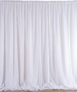 Location voilages murs drapes blancs pour mariage tentures decoration